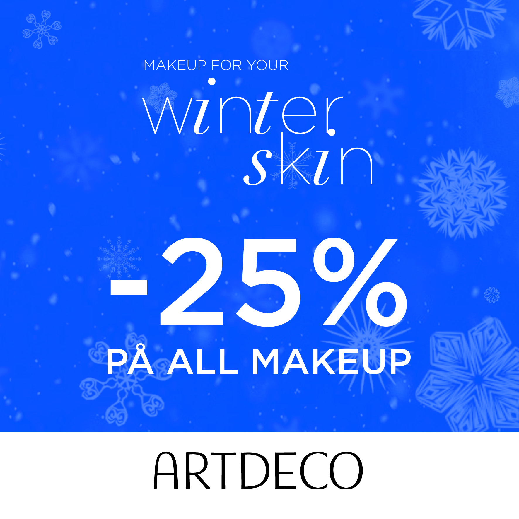 Artdeco -25% på makeup Skin Tonic Uke 2-4